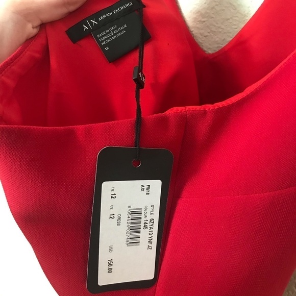 NWT Armani Exchange Buckled Racerback Dress - Picture 9 of 9